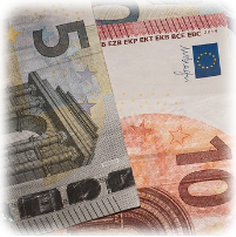 Geldscheine in 5 und 10 Euro