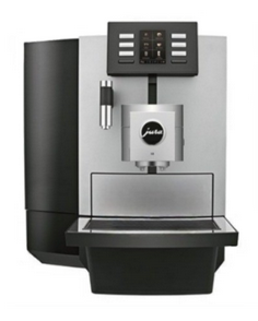 Jura X8 Kaffeevollautomat ohne extras in Platin/Schwarz