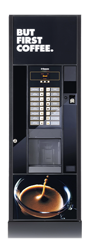 Saeco Oasi 600 - Kaffeevollautomat als Standgerät und Münzeinwurf.