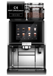 WMF 9000S+ Kaffeevollautomat mit Touchscreendisplay.
